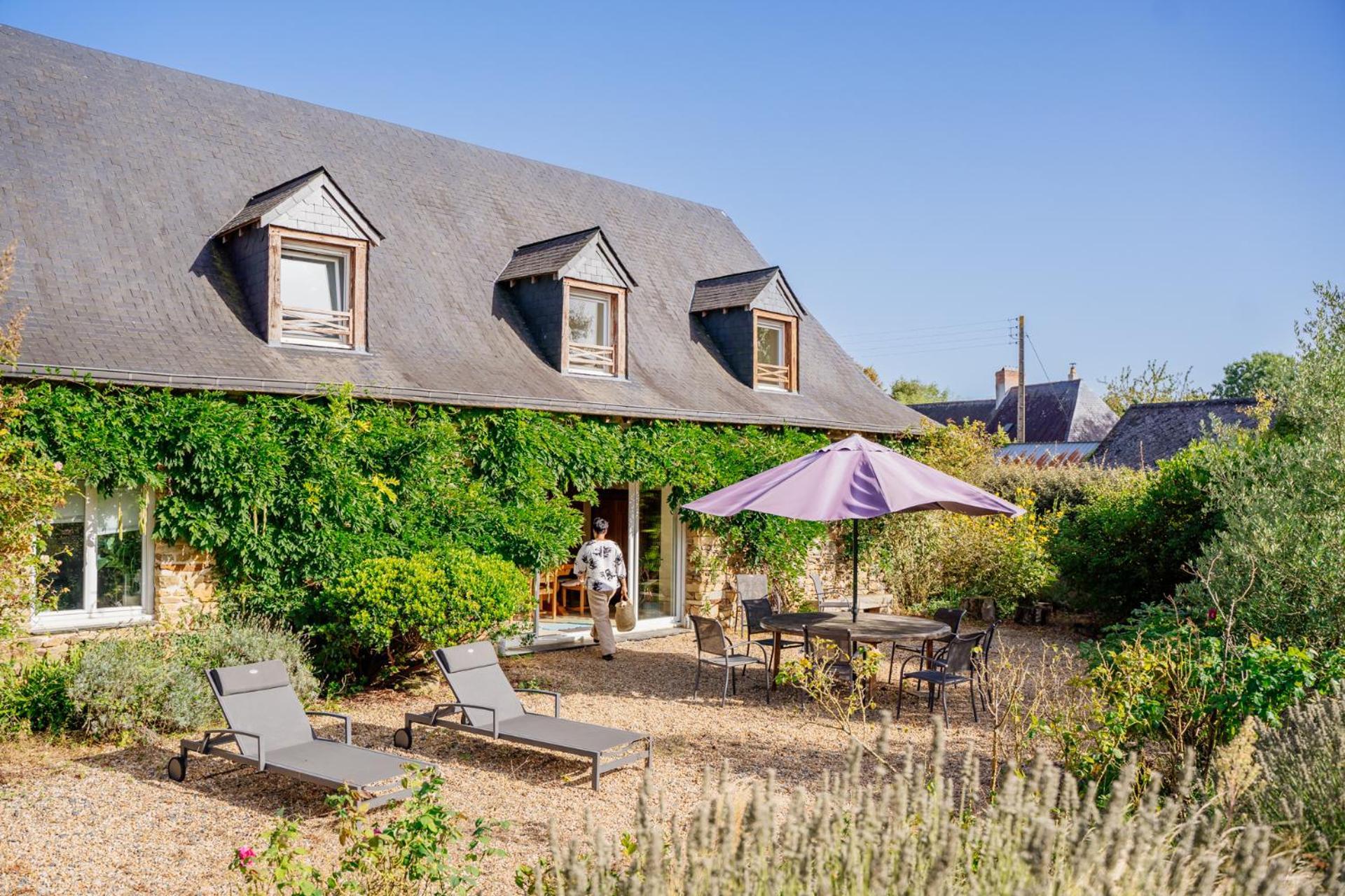 La Forcerie Maison D'Hotes Et Spa Châtelais Exterior foto